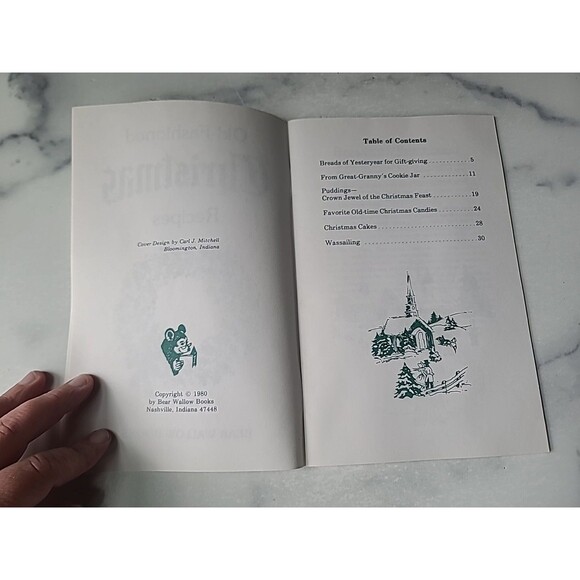 Old-Fashioned Christmas Recipes Bear Wallow Books - Picture 3 of 10